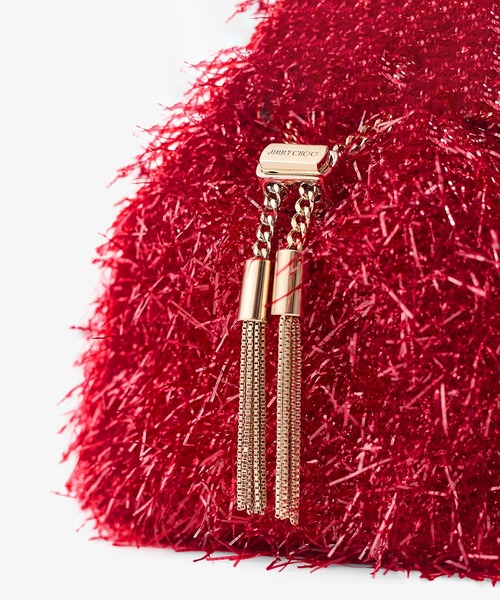 JIMMY CHOO（ジミーチュウ）の「MICRO BON BON（ショルダーバッグ・レディース・レッド/ブラック・ONE SIZE）」の8枚目の写真