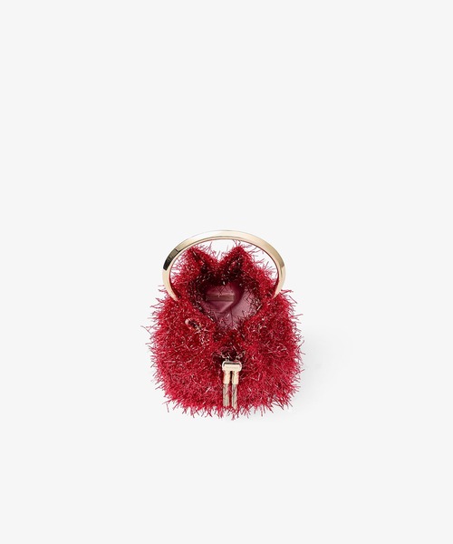 JIMMY CHOO（ジミーチュウ）の「MICRO BON BON（ショルダーバッグ・レディース・レッド/ブラック・ONE SIZE）」の9枚目の写真