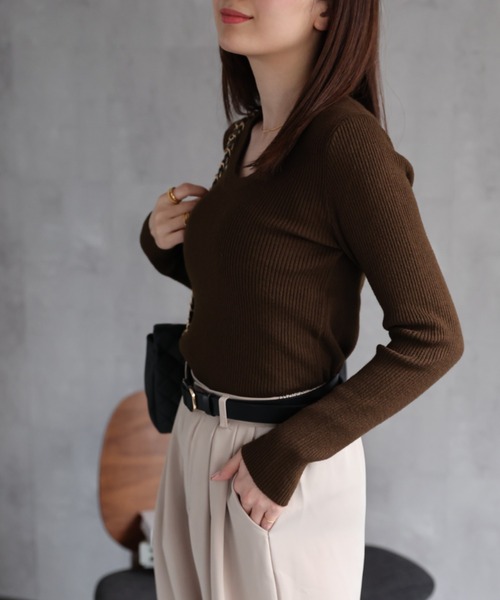 model:162cm　着用サイズ：F