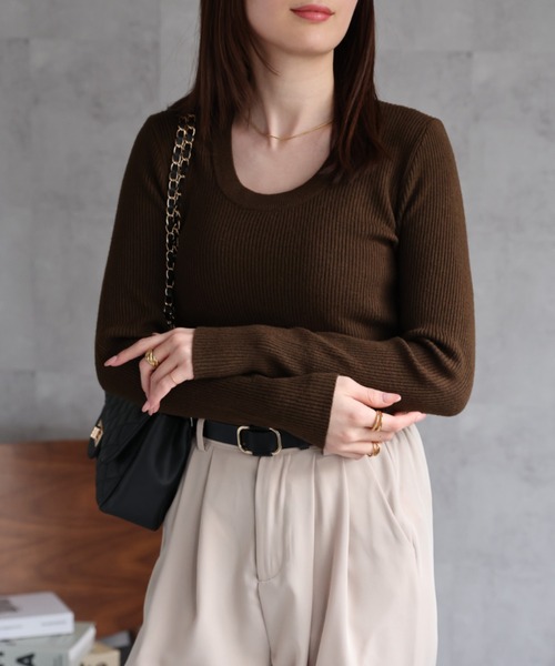 model:162cm　着用サイズ：F
