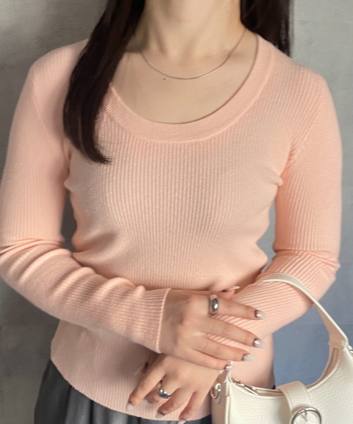 model:158cm　着用サイズ：F