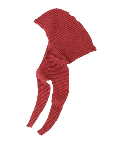 Green　Parks（グリーンパークス）の「・リブニットバラクラバ（ハット・レディース・チャコールグレー/ブラック/ピンク系その他2・FREE）」の13枚目の写真