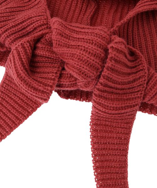 Green　Parks（グリーンパークス）の「・リブニットバラクラバ（ハット・レディース・チャコールグレー/ブラック/ピンク系その他2・FREE）」の17枚目の写真