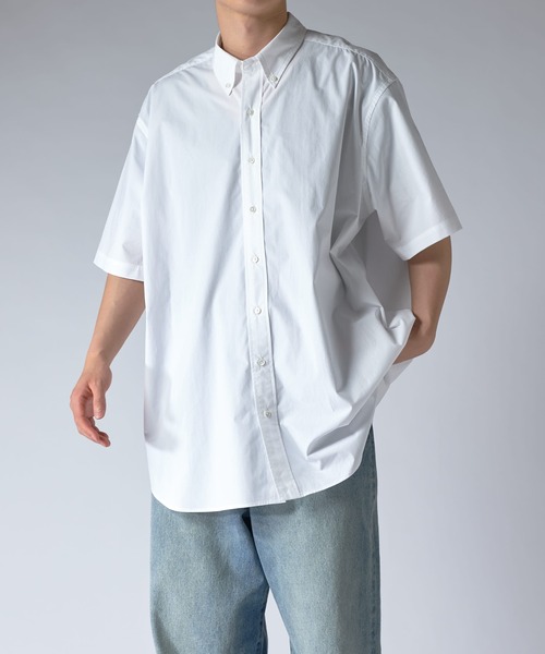 Lui's(ルイス)の「CHEMISE Lui's タイプライター S/S Big shirts(シャツ/ブラウス・メンズ・ホワイト/ブラック・FREE)」の1枚目の写真