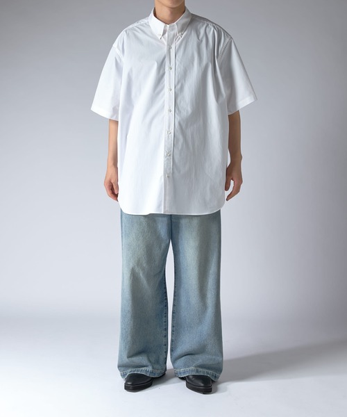Lui's(ルイス)の「CHEMISE Lui's タイプライター S/S Big shirts(シャツ/ブラウス・メンズ・ホワイト/ブラック・FREE)」の6枚目の写真