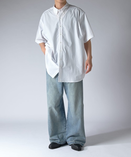 Lui's(ルイス)の「CHEMISE Lui's タイプライター S/S Big shirts(シャツ/ブラウス・メンズ・ホワイト/ブラック・FREE)」の7枚目の写真