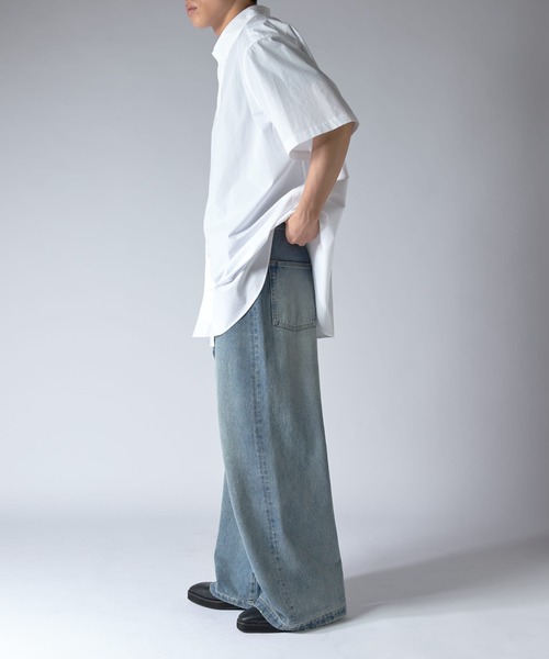 Lui's(ルイス)の「CHEMISE Lui's タイプライター S/S Big shirts(シャツ/ブラウス・メンズ・ホワイト/ブラック・FREE)」の8枚目の写真