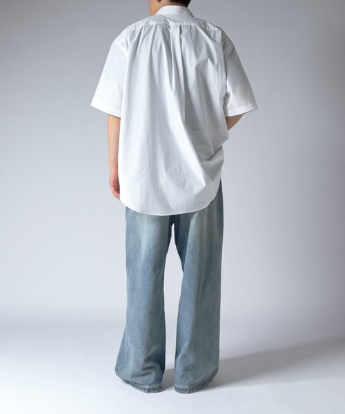Lui's(ルイス)の「CHEMISE Lui's タイプライター S/S Big shirts(シャツ/ブラウス・メンズ・ホワイト/ブラック・FREE)」の9枚目の写真