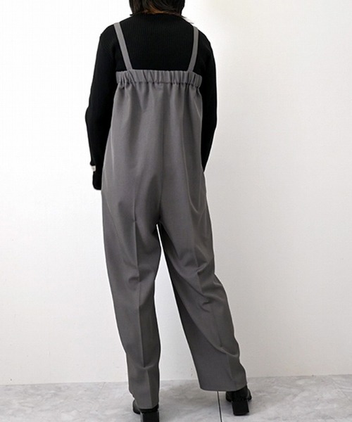 oba2626専用ページ セール】スーツ地ツイルベアサロペット（サロペット/オーバーオール