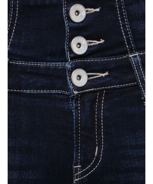 GYDA(ジェイダ)の「【WEB限定】【TINY低身長さん向け】ハイウエストウエストクロススキニーデニムパンツ(デニムパンツ・レディース・ブラック/ライトブルー/インディゴブルー・X-SMALL/SMALL/MEDIUM)」の4枚目の写真