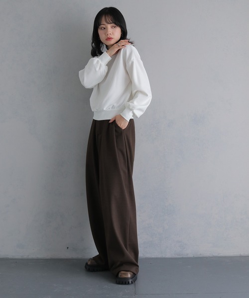 cheriella(シェリエラ)の「【cheriella】2WAYカットジョーゼットバックデザイントップス 2-WAY CUT GEORGETTE BACK DESIGN TOPS(Tシャツ/カットソー・レディース・ブラック/ライトグレー/ホワイト・M)」の13枚目の写真