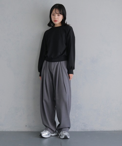 cheriella(シェリエラ)の「【cheriella】2WAYカットジョーゼットバックデザイントップス 2-WAY CUT GEORGETTE BACK DESIGN TOPS(Tシャツ/カットソー・レディース・ブラック/ライトグレー/ホワイト・M)」の20枚目の写真