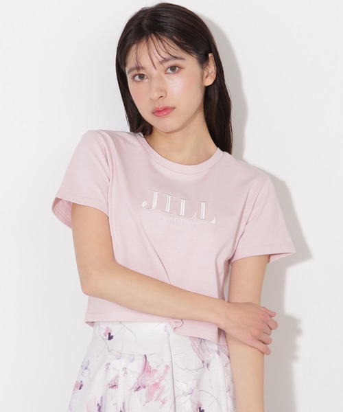 JILL by JILL STUART(ジルバイジルスチュアート)の「◇ショート丈刺繍ロゴTシャツオーガニックコットン(Tシャツ/カットソー・レディース・ブラック/ピンク系その他/ホワイト系その他/ピンク/シルバー・FREE)」の9枚目の写真