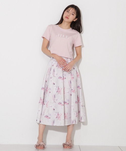 JILL by JILL STUART(ジルバイジルスチュアート)の「◇ショート丈刺繍ロゴTシャツオーガニックコットン(Tシャツ/カットソー・レディース・ブラック/ピンク系その他/ホワイト系その他/ピンク/シルバー・FREE)」の13枚目の写真