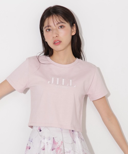 JILL by JILL STUART(ジルバイジルスチュアート)の「◇ショート丈刺繍ロゴTシャツオーガニックコットン(Tシャツ/カットソー・レディース・ブラック/ピンク系その他/ホワイト系その他/ピンク/シルバー・FREE)」の11枚目の写真