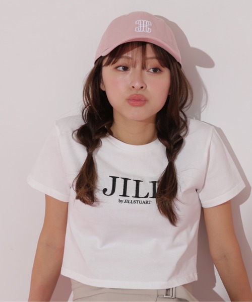 ◇ショート丈刺繍ロゴTシャツオーガニックコットン（Tシャツ