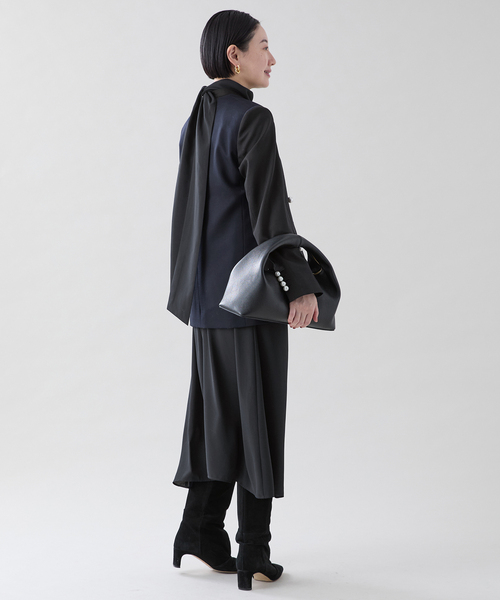 セール】CINOH （チノ）Black Formal No Coller ジャケット BKJK