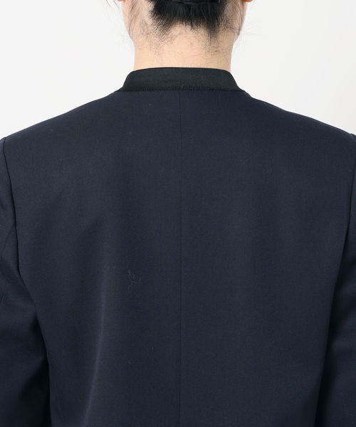 CINOH（チノ）の「CINOH （チノ）Black Formal No Coller ジャケット BKJK-001（ノーカラージャケット・レディース・ネイビー・X-SMALL/SMALL）」の20枚目の写真
