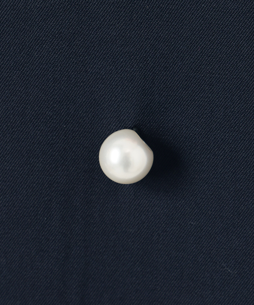 CINOH（チノ）の「CINOH （チノ）Black Formal No Coller ジャケット BKJK-001（ノーカラージャケット・レディース・ネイビー・X-SMALL/SMALL）」の15枚目の写真
