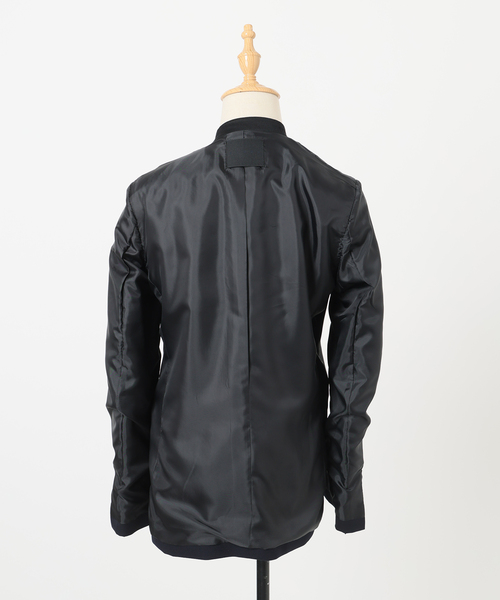CINOH（チノ）の「CINOH （チノ）Black Formal No Coller ジャケット BKJK-001（ノーカラージャケット・レディース・ネイビー・X-SMALL/SMALL）」の12枚目の写真