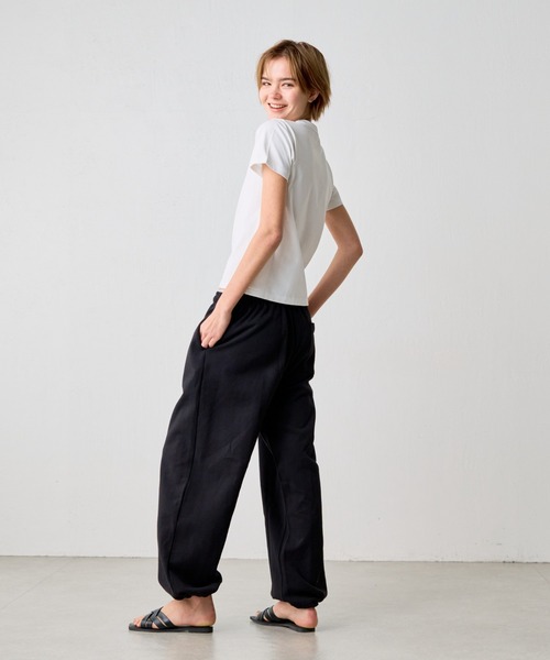 COLONY 2139(コロニートゥーワンスリーナイン)の「32/2コットンテディTシャツ(Tシャツ/カットソー・レディース・サックスブルー/ブラック/ネイビー/グレー/ピンク/ブラウン/ホワイト・MEDIUM/SMALL/LARGE)」の11枚目の写真