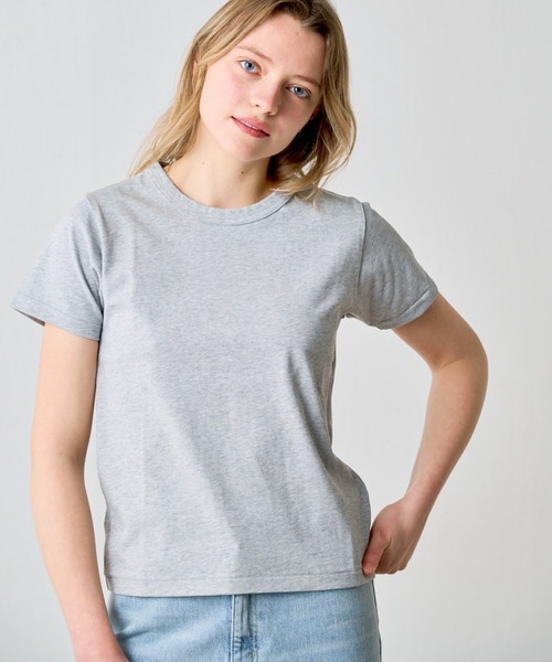 COLONY 2139(コロニートゥーワンスリーナイン)の「32/2コットンテディTシャツ(Tシャツ/カットソー・レディース・サックスブルー/ブラック/ネイビー/グレー/ピンク/ブラウン/ホワイト・MEDIUM/SMALL/LARGE)」の18枚目の写真