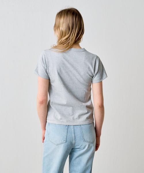 COLONY 2139(コロニートゥーワンスリーナイン)の「32/2コットンテディTシャツ(Tシャツ/カットソー・レディース・サックスブルー/ブラック/ネイビー/グレー/ピンク/ブラウン/ホワイト・MEDIUM/SMALL/LARGE)」の20枚目の写真