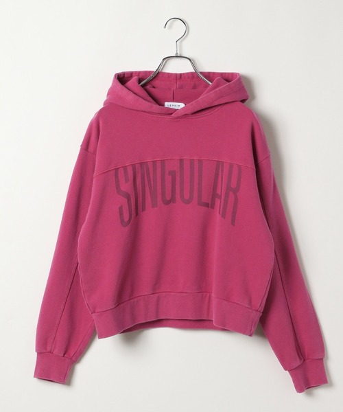 LEPSIM（レプシィム）の「ビンテージ見えフーディー　282401（パーカー・レディース・ライトブルー/ネイビー/ピンク・FREE）」の3枚目の写真