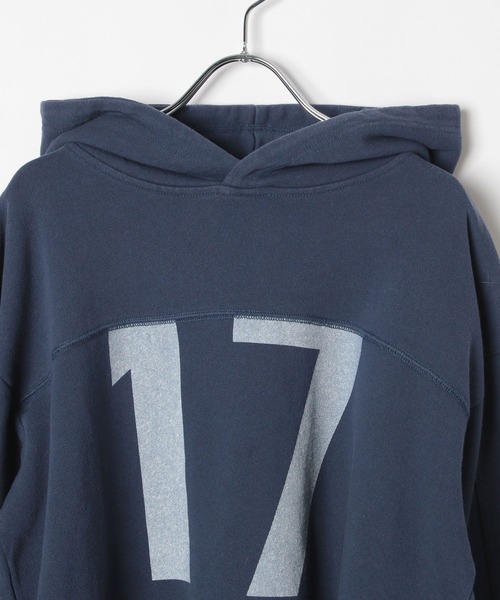 LEPSIM（レプシィム）の「ビンテージ見えフーディー　282401（パーカー・レディース・ライトブルー/ネイビー/ピンク・FREE）」の5枚目の写真
