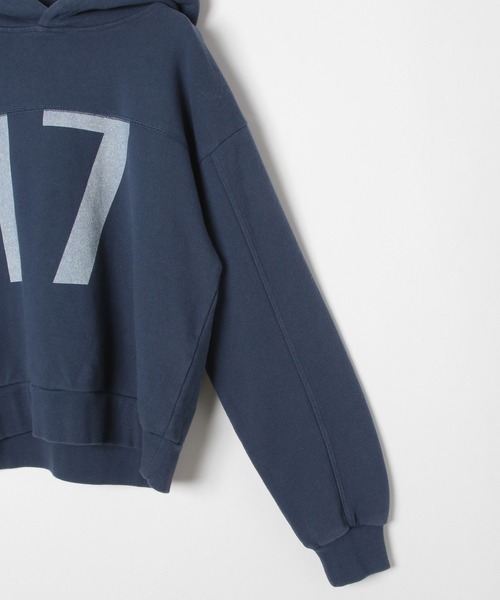 LEPSIM（レプシィム）の「ビンテージ見えフーディー　282401（パーカー・レディース・ライトブルー/ネイビー/ピンク・FREE）」の6枚目の写真