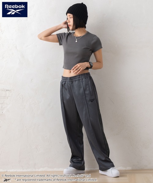 Reebok（リーボック）の「Reebok リーボック ブランド ロゴ ワンポイント 刺繍 スムースジャージ ライン トラックパンツ ジャージパンツ（その他パンツ・メンズ・サックスブルー/ネイビー/チャコール/ブラック・LL/L/M）」の10枚目の写真