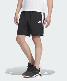 エッセンシャルズ プラス ルーズフィット スリーストライプス ウーブンショーツ / アディダス adidas