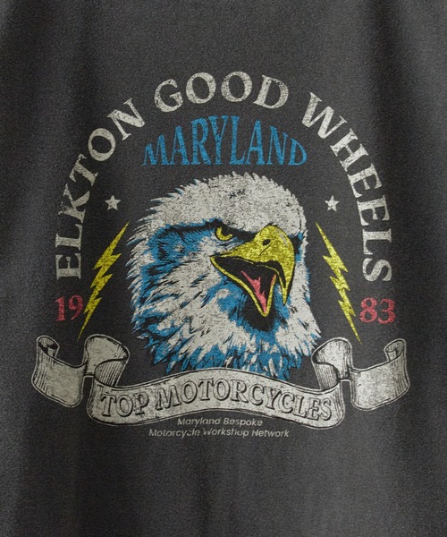 GOOD ROCK SPEED(グッドロックスピード)の「GOOD ROCK SPEED/グッドロックスピード MOTORCYCLES T-SHIRT(Tシャツ/カットソー・レディース・チャコール・M/L/XL)」の11枚目の写真
