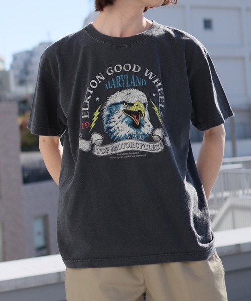 GOOD ROCK SPEED(グッドロックスピード)の「GOOD ROCK SPEED/グッドロックスピード MOTORCYCLES T-SHIRT(Tシャツ/カットソー・レディース・チャコール・M/L/XL)」の17枚目の写真