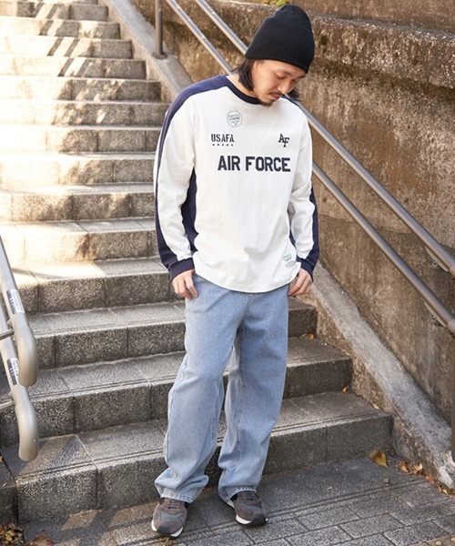 DISCUS ATHLETIC（ディスカス　アスレチック）の「DISCUS ATHLETIC ユニフォームロンT（Tシャツ/カットソー・メンズ・ブラック/ネイビー・M）」の6枚目の写真