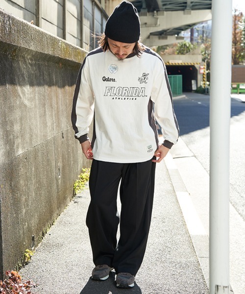 DISCUS ATHLETIC（ディスカス　アスレチック）の「DISCUS ATHLETIC ユニフォームロンT（Tシャツ/カットソー・メンズ・ブラック/ネイビー・M）」の13枚目の写真