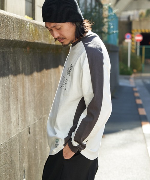DISCUS ATHLETIC（ディスカス　アスレチック）の「DISCUS ATHLETIC ユニフォームロンT（Tシャツ/カットソー・メンズ・ブラック/ネイビー・M）」の9枚目の写真