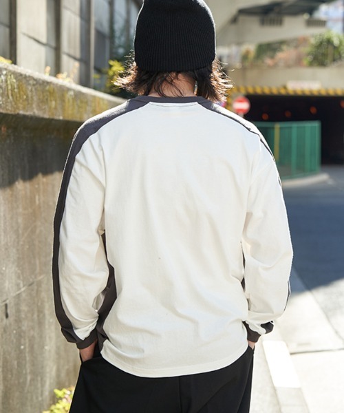 DISCUS ATHLETIC（ディスカス　アスレチック）の「DISCUS ATHLETIC ユニフォームロンT（Tシャツ/カットソー・メンズ・ブラック/ネイビー・M）」の10枚目の写真
