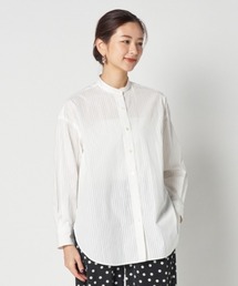 the EDITOR SHIRT (BAND COLLAR)