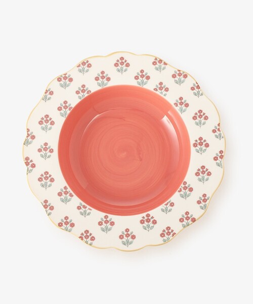 Afternoon Tea(アフタヌーンティー)の「フラワーパスタプレート(食器・レディース・ピンク・ONE SIZE)」の1枚目の写真