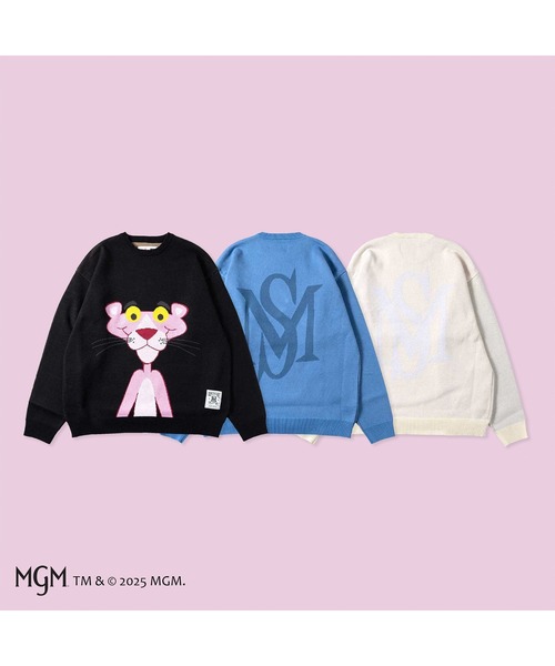 MFC STORE(エムエフシーストア)の「Pink Panther x MFC STORE SWEATER(ニット/セーター・メンズ・ホワイト/ブルー/ブラック・M/L/XL)」の4枚目の写真