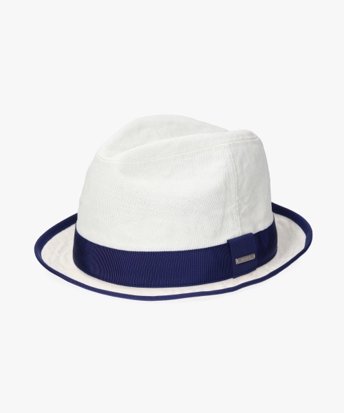 OVERRIDE（オーバーライド）の「OVERRIDE  PAPER CLOTH FEDORA / オーバーライド（ハット・メンズ・グレー/ホワイト/ベージュ/ホワイト系/グレー系/ベージュ系・59cm/61cm）」の2枚目の写真