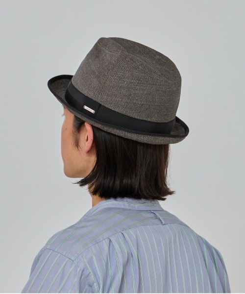 OVERRIDE（オーバーライド）の「OVERRIDE  PAPER CLOTH FEDORA / オーバーライド（ハット・メンズ・グレー/ホワイト/ベージュ/ホワイト系/グレー系/ベージュ系・59cm/61cm）」の15枚目の写真