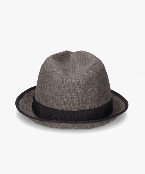 OVERRIDE（オーバーライド）の「OVERRIDE  PAPER CLOTH FEDORA / オーバーライド（ハット・メンズ・グレー/ホワイト/ベージュ/ホワイト系/グレー系/ベージュ系・59cm/61cm）」の20枚目の写真