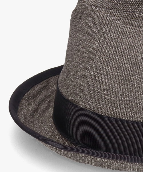 OVERRIDE（オーバーライド）の「OVERRIDE  PAPER CLOTH FEDORA / オーバーライド（ハット・メンズ・グレー/ホワイト/ベージュ/ホワイト系/グレー系/ベージュ系・59cm/61cm）」の22枚目の写真