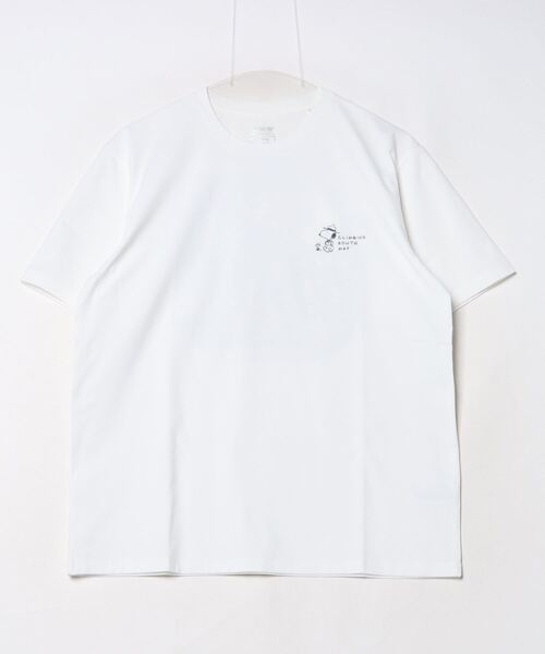 PEANUTS(ピーナッツ)の「ピーナッツ グラフィック半袖T 等高線(スヌーピー)(Tシャツ/カットソー・メンズ・ホワイト/ブラック/グリーン/イエロー・LL/S/M/L/3L)」の1枚目の写真