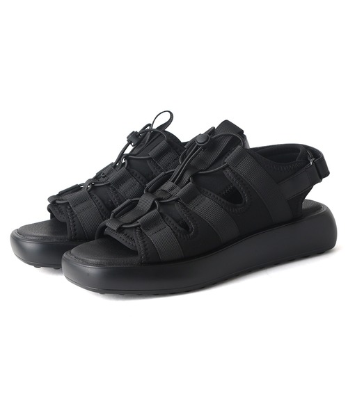 coca(ANDEX shoes product)(コカ)の「厚底 レースアップ ダッド スポーツサンダル(サンダル・レディース・ブラック/ブラック系その他・SMALL/MEDIUM/LARGE)」の19枚目の写真