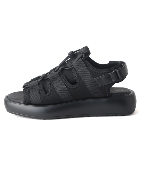 coca(ANDEX shoes product)(コカ)の「厚底 レースアップ ダッド スポーツサンダル(サンダル・レディース・ブラック/ブラック系その他・SMALL/MEDIUM/LARGE)」の21枚目の写真