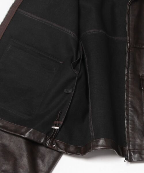 LOWRYS FARM（ローリーズファーム）の「レザーZIPショート