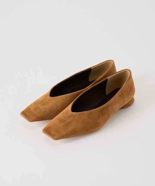 Mazell（マゼル）の「Mazell / シープレザースクエアフラット【Mazell】（パンプス・レディース・その他1/ブラック/キャメル/オフホワイト・39/37/38/35/40/36）」の15枚目の写真